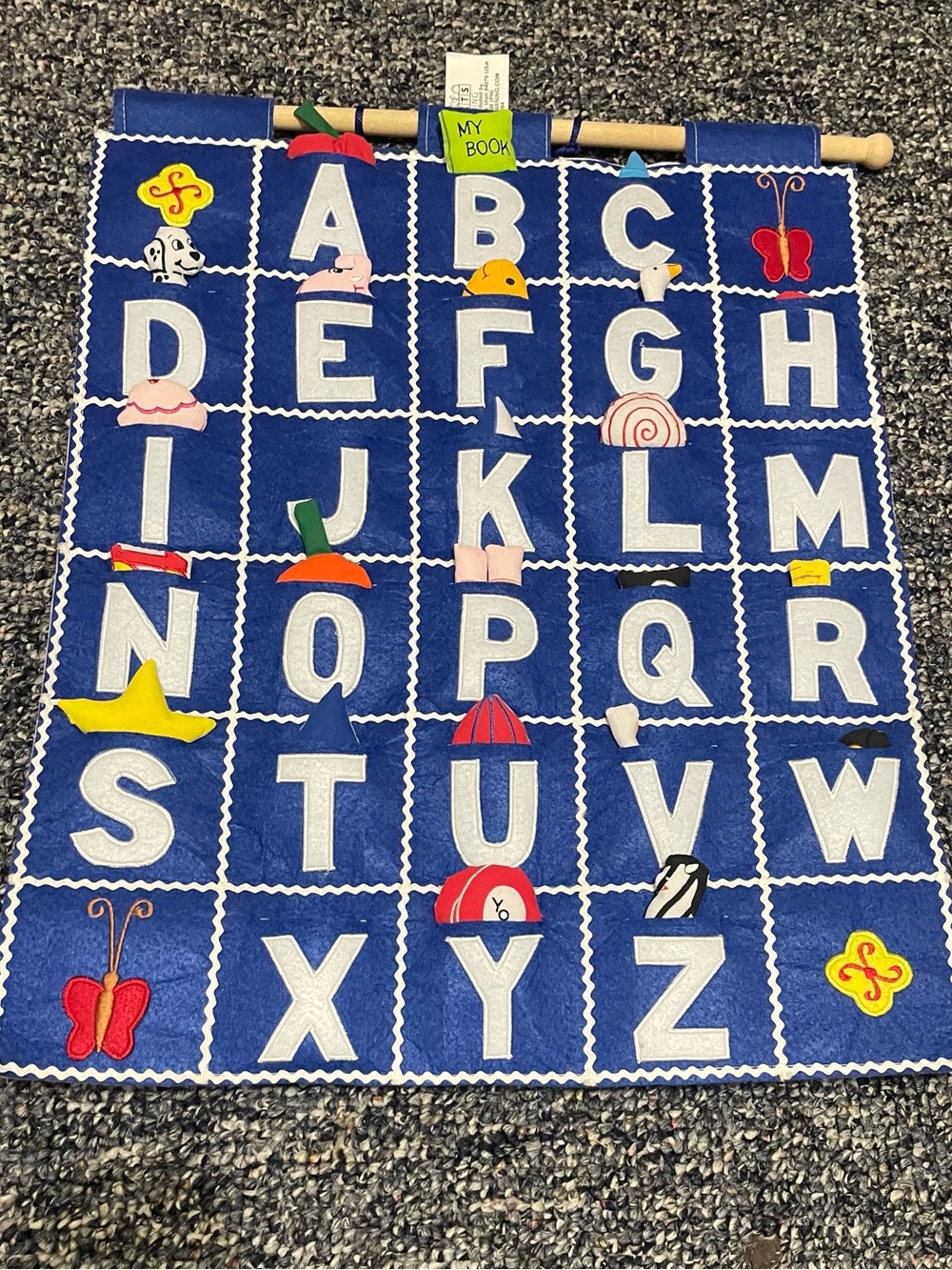 Pockets of Learning ABC Alphabet Wall Hanging